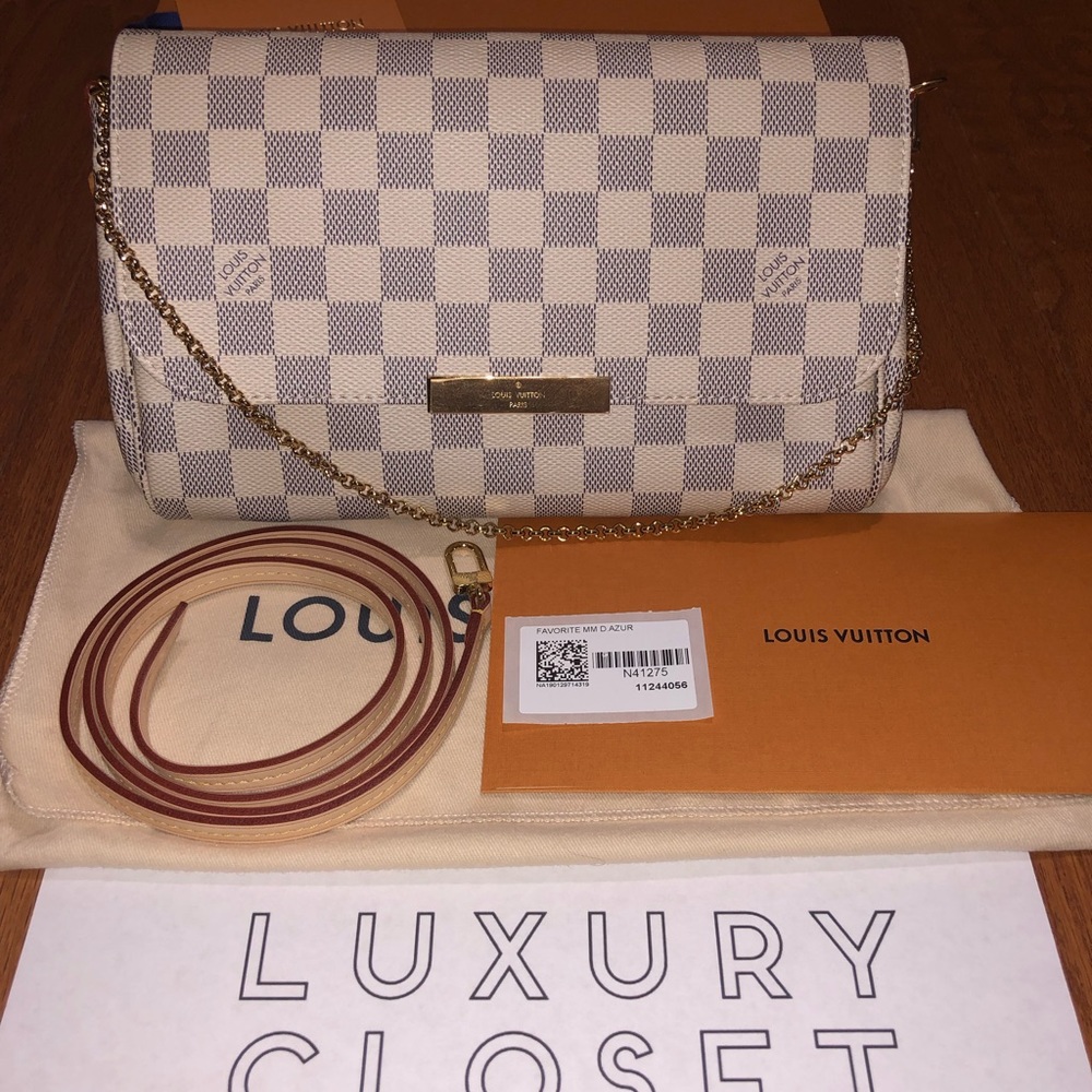 SOLD❌ *NWT* Louis Vuitton Favorite MM Damier Azur